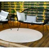 RugsX Tapijt Rond-Sisal Tapijt Timo 6272 Cirkel Buitenshuis Wit Cercle 200 Cm