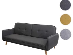 Vente-unique Klik-Klak En Bz Slaapbank-Slaapbank Mcw-J18, Antraciet-Grijs