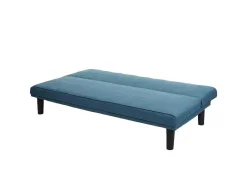 Vente-unique Klik-Klak En Bz Slaapbank-Slaapbank Mcw-J17, Turquoise-Blauw