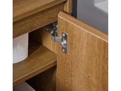 Sobuy Wastafelmeubel-Bzr63-Ii-Pf Wastafel Onderkast - Wastafelmeubel - Badkamerkast - Badkamer Onderkast