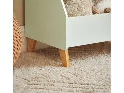 Sobuy Babymeubel-Kinderspeelgoedopbergplank, Boekenplank, Opbergeenheid Voor Kinderkamer, Boekenkast Met 2 Planken En 3 Open Vakken, 60 X 36 X 89 Cm, Kmb90-Gr