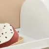 Sobuy Kleine Opberger En Slaapkameraccessoire-Kmb40-W Kinderkledingkast, Kinderslaapkamer Kledingrek, Kinderkledingrek, Kledingroedes, Kapstok, Kledingkasten Met 3 Planken, 1 Mand En 3 Haken