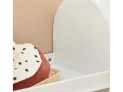 Sobuy Kleine Opberger En Slaapkameraccessoire-Kmb40-W Kinderkledingkast, Kinderslaapkamer Kledingrek, Kinderkledingrek, Kledingroedes, Kapstok, Kledingkasten Met 3 Planken, 1 Mand En 3 Haken