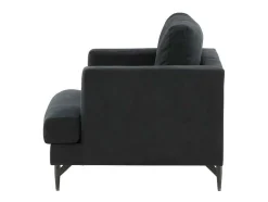 Vente-unique Aanbiedingen: Zitbank & Fauteuil-Sofia Fauteuil Zwart.