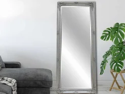 OZAIA Spiegel-Spiegel Met Lijst Elvire - Eucalyptushout - 60 X 140 Cm - Kleur: Zilver