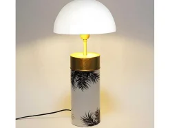 OZAIA Lamp-Staande Lamp Champignon Art-Decostijl Agaric - Ijzer - H54Cm - Wit, Goudkleurig En Zwart