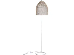 OZAIA Staande Lamp-Staande Lamp Etnische Stijl Van Ijzer En Rotan - H 177 Cm - Parnaiba