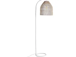OZAIA Staande Lamp-Staande Lamp Etnische Stijl Van Ijzer En Rotan - H 177 Cm - Parnaiba