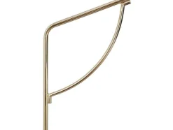 OZAIA Staande Lamp-Staande Lamp Met Boog - Art-Decostijl Van Koper En Marmer - Velours - H164 Cm - Blauwgroen - Nour