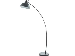 OZAIA Staande Lamp-Staande Lamp Met Boog Met Vintage-Stijl Delphe - Ijzer - 62 X 25 X 177 Cm - Zwart