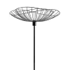 OZAIA Aanbiedingen: Woonaccessoires-Staande Lamp Met Rechte Kabelbuis - Metaal - H 160 Cm - Zwart - Mania