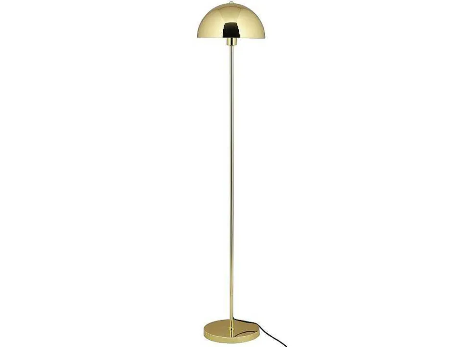 OZAIA Staande Lamp-Staande Lamp Met Vintage Messingeffect - D 30 Cm X H 149 Cm - Goudkleurig - Ontario