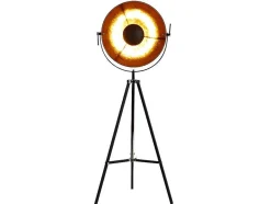 OZAIA Aanbiedingen: Woonaccessoires-Staande Lamp Movie - H. 166 Cm - Goudkleurig Van Het Merk Inside Art
