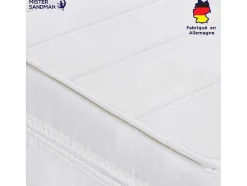 MISTER SANDMAN Eenpersoons Matras-Stevig Ondersteunend Matras - Matras Met 7 Zones En Wasbare Hoes - 90X200 Cm