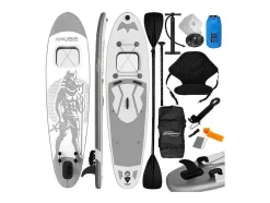 Vente-unique Watersport-Sup Board Anubis 320 Cm - Zilver - Incl. Accessoires