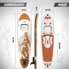 Vente-unique Watersport-Sup Board Bastet 366 Cm - Rose Goud - Incl. Accessoires