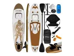 Vente-unique Watersport-Sup Board Gold Ra 320 Cm - Goud - Incl. Accessoires