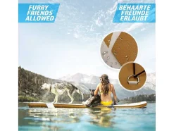 Vente-unique Watersport-Sup Board Gold Ra 305 Cm - Goud - Incl. Accessoires