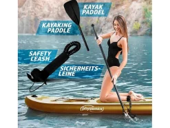 Vente-unique Watersport-Sup Board Gold Ra 305 Cm - Goud - Incl. Accessoires