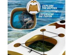 Vente-unique Watersport-Sup Board Gold Ra 366 Cm - Goud - Incl. Accessoires