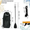 Vente-unique Watersport-Sup Board Kraken 366 Cm - Oranje - Incl. Accessoires