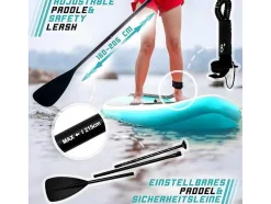 Vente-unique Watersport-Sup Board Nymphe 305 Cm - Mintgroen - Incl. Accessoires