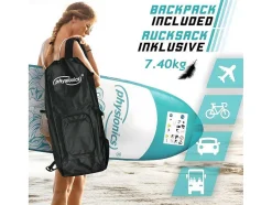 Vente-unique Watersport-Sup Board Nymphe 305 Cm - Mintgroen - Incl. Accessoires