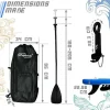 Vente-unique Watersport-Sup Board Poseidon 320 Cm - Blauw - Incl. Accessoires