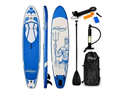 Vente-unique Watersport-Sup Board Poseidon 320 Cm - Blauw - Incl. Accessoires
