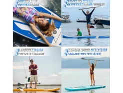 Vente-unique Watersport-Sup Board Poseidon 366 Cm - Blauw - Incl. Accessoires