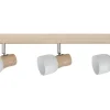 EPIKASA Aanbiedingen: Woonaccessoires-Svantje Plafondlamp, Eik, Chroom, Wit, 50X15X15 Cm,