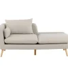 Vente-unique Chaise Longue-Tacoma Bank 2 Persoons Bruin.