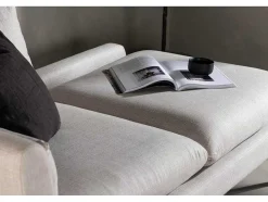 Vente-unique Chaise Longue-Tacoma Bank 2 Persoons Bruin.