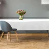 OZAIA Textiel Voor Eettafel-Tafellaken Van Katoen En Linnen Met Zwarte Rand - 170 X 250 Cm - Gebroken Wit - Borina