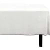 OZAIA Textiel Voor Eettafel-Tafellaken Van Katoen En Linnen Met Zwarte Rand - 170 X 300 Cm - Gebroken Wit - Borina