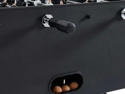 Vente-unique Spel Voor Binnen-Tafelvoetbal Lionel Van Mdf - L153 X B77,6 X H96 Cm - Zwart