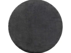 RugsX Tapijt Rond-Tapijt Bunny Rond Anthracytkleuring Imitatie Konijnenvacht Cercle 140 Cm