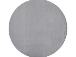 RugsX Tapijt Rond-Tapijt Bunny Rond Zilver Imitatie Konijnenvacht Cercle 100 Cm