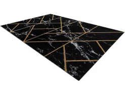 RugsX Klein Tapijt-Tapijt Emerald Exclusief 2000 Glamour, Stijlvol Geometrisch, Marmer Zw 120X170 Cm