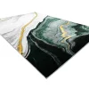 RugsX Klein Tapijt-Tapijt Emerald Exclusief 1017 Glamour, Stijlvol Marmer Fles Groen / Go 140X190 Cm
