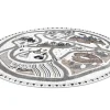 RugsX Tapijt Rond-Tapijt Fun Land Voor Kinderen, Dorp, Straten, Wiel - Creme Cercle 200 Cm