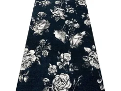RugsX Groot Tapijt-Tapijt Gnab 60642734 Bloemen , Rozekleuringe Blauw / Wit 140X200 Cm