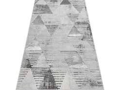 RugsX Groot Tapijt-Tapijt Lira E1627 Drieho Geometrisch, Structureel, Modern, Glamour - G 200X290 Cm