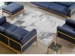 RugsX Groot Tapijt-Tapijt Lira E1627 Drieho Geometrisch, Structureel, Modern, Glamour - G 200X290 Cm