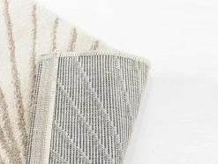OZAIA Klein Tapijt-Tapijt Met Afwerking In Goudkleurig Lurex Livno - 120 X 170 Cm - Beige