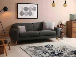 OZAIA Groot Tapijt-Tapijt Met Geometrisch Design Van 100% Handgeweven Wol - 160 X 230 Cm - Meerdere Kleuren - Irving