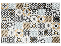 OZAIA Klein Tapijt-Tapijt Met Vloertegeleffect Ornico - 120 X 170 Cm - Meerkleurig