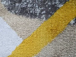 OZAIA Groot Tapijt-Tapijt Moderne Stijl Picadilly - 160X230Cm - Grijs, Zwart En Goud