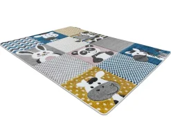 RugsX Kindervloerkleed-Tapijt Petit Zoo Dieren , Dierentuincreme / Grijskleuring 240X330 Cm