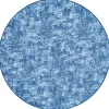 RugsX Tapijt Rond-Tapijt Rond Solid Blauw 70 Beton Cercle 150 Cm